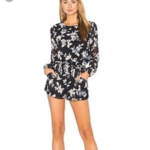 Lucca couture open back romper size XS